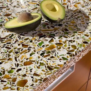 ALEHOUSE AMBER POLISHED - VETRAZZO RECYCLED GLASS