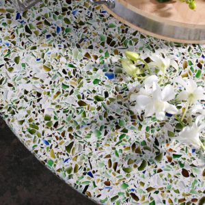 BISTRO GREEN POLISHED - VETRAZZO RECYCLED GLASS(4)