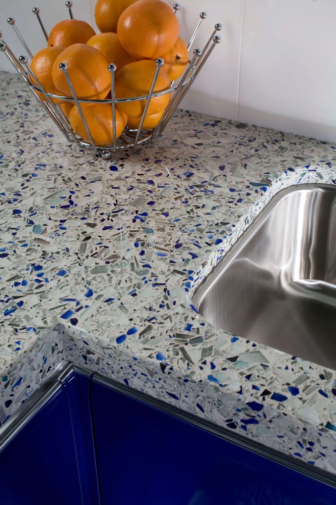 CHIVALRY BLUE POLISHED - VETRAZZO RECYCLED GLASS(1)